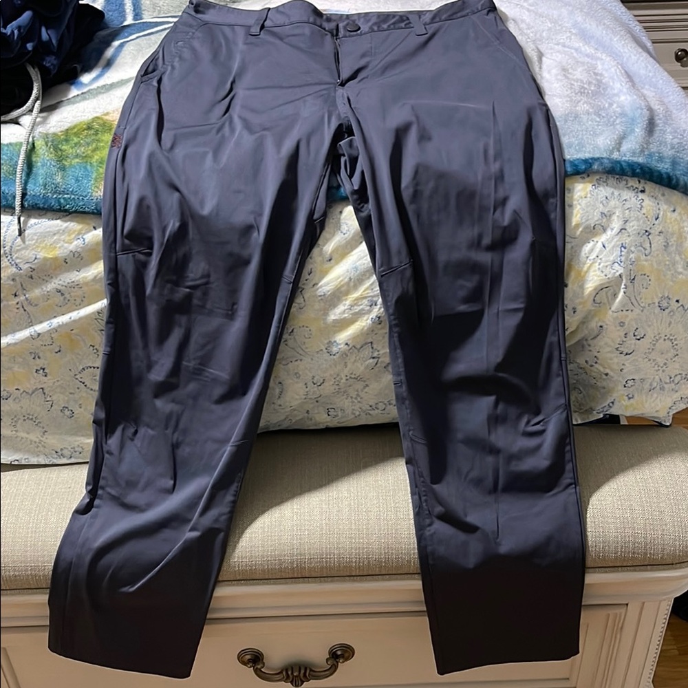 RHONE Gray Chinos Slim Fit